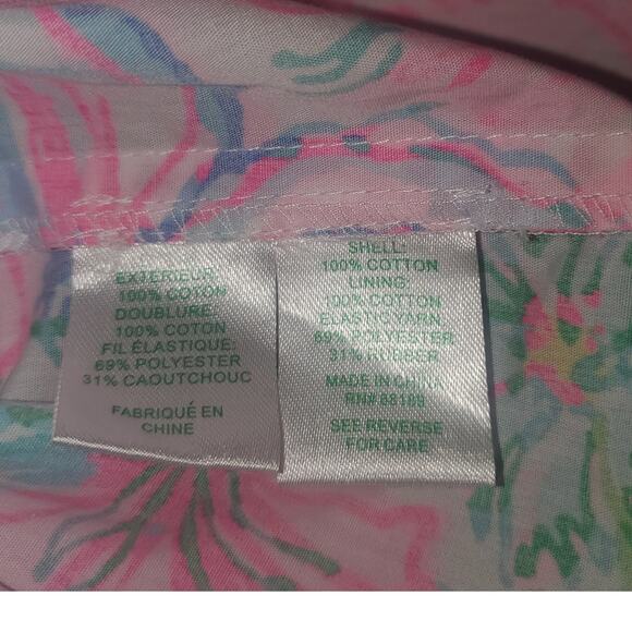 NEW Lilly Pulitzer Size L Evelina Smocked Shift Dress in Multi Paradise Found - Picture 9 of 12